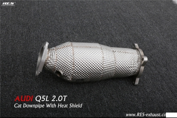 Cat Downpipe With Heat Shield